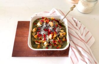 Raw Vegan Banana Smoothie Bowl Recipe